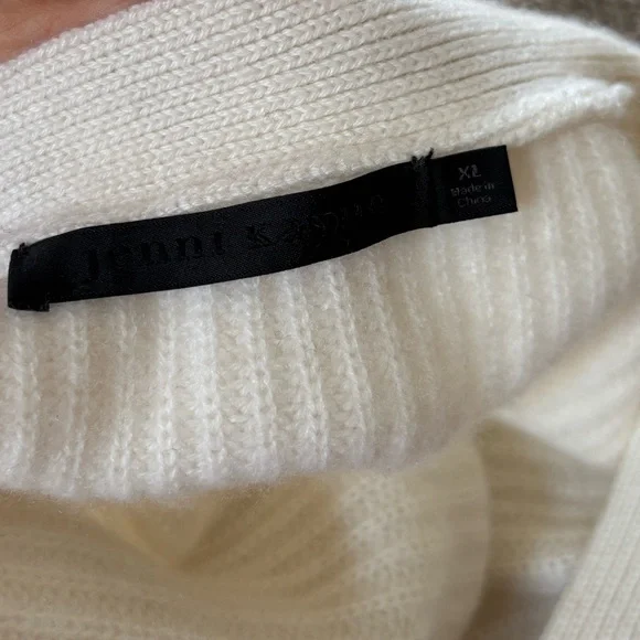Jenni KaneCashmere Cocoon Cardigan (Ivory)